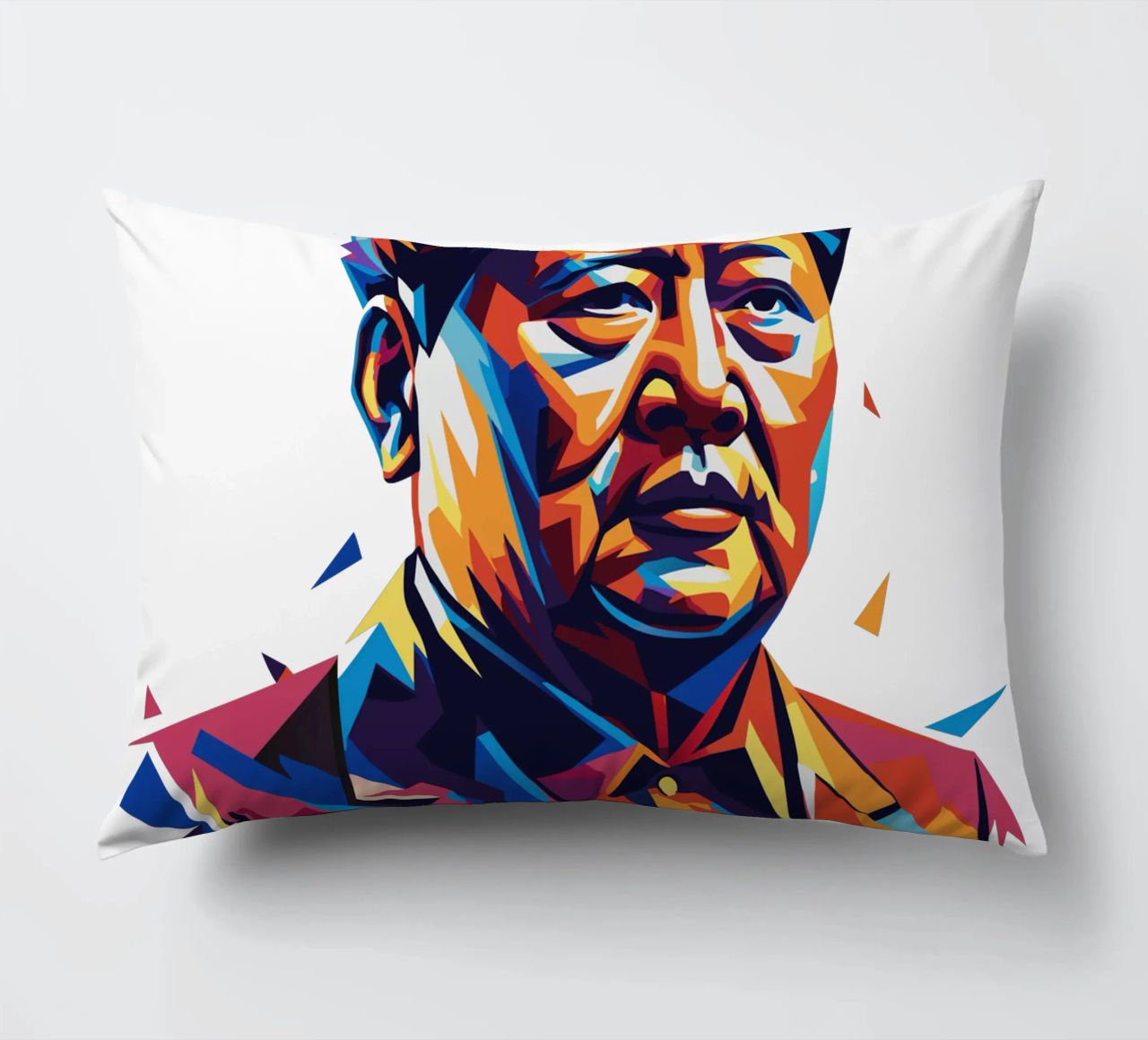 Mao Zedong in WPAP Pop Art cuscino da vectorartnesia