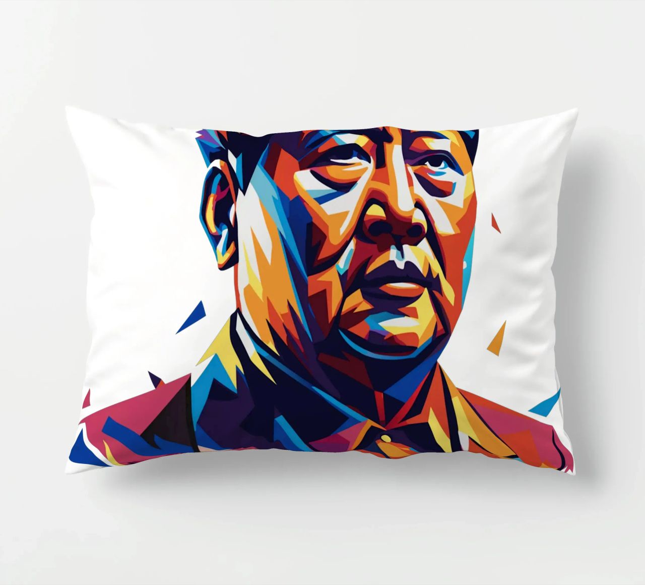 Mao Zedong in WPAP Pop Art cuscino da vectorartnesia
