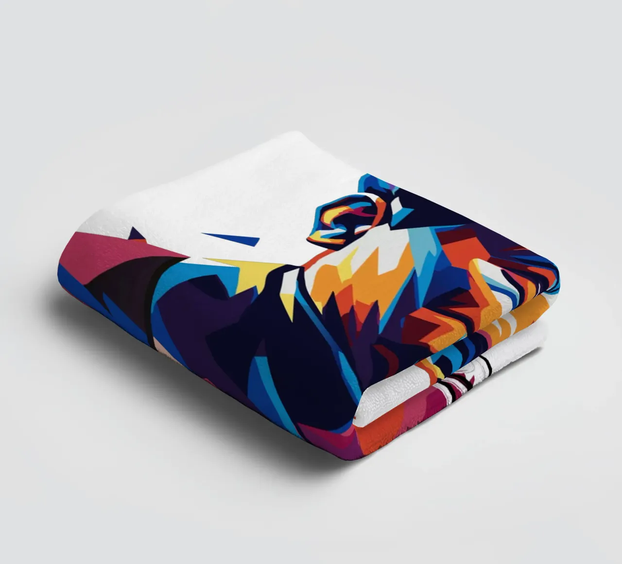 Mao Zedong in WPAP Pop Art toalla de baño de vectorartnesia