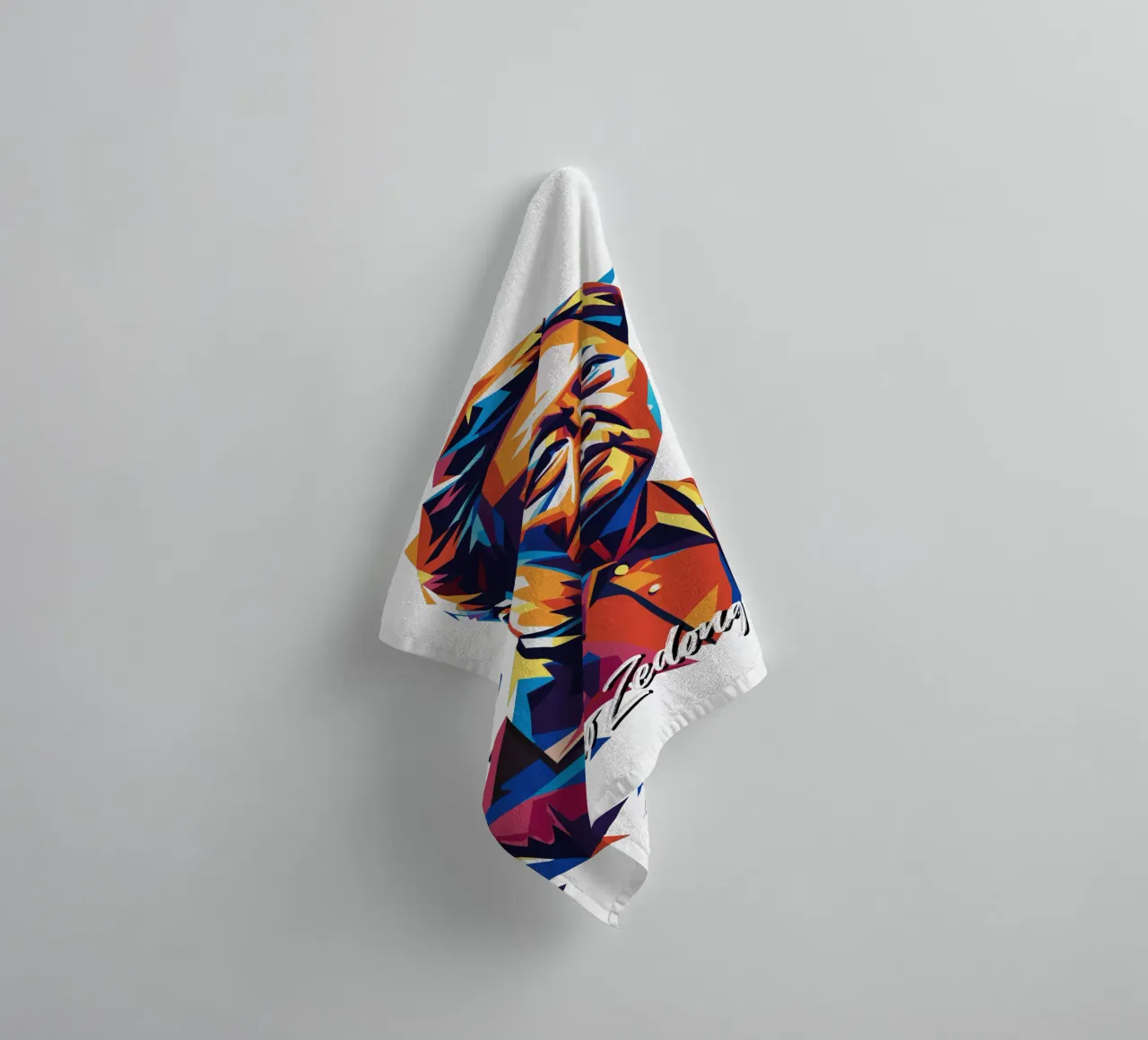 Mao Zedong in WPAP Pop Art asciugamano da bagno da vectorartnesia