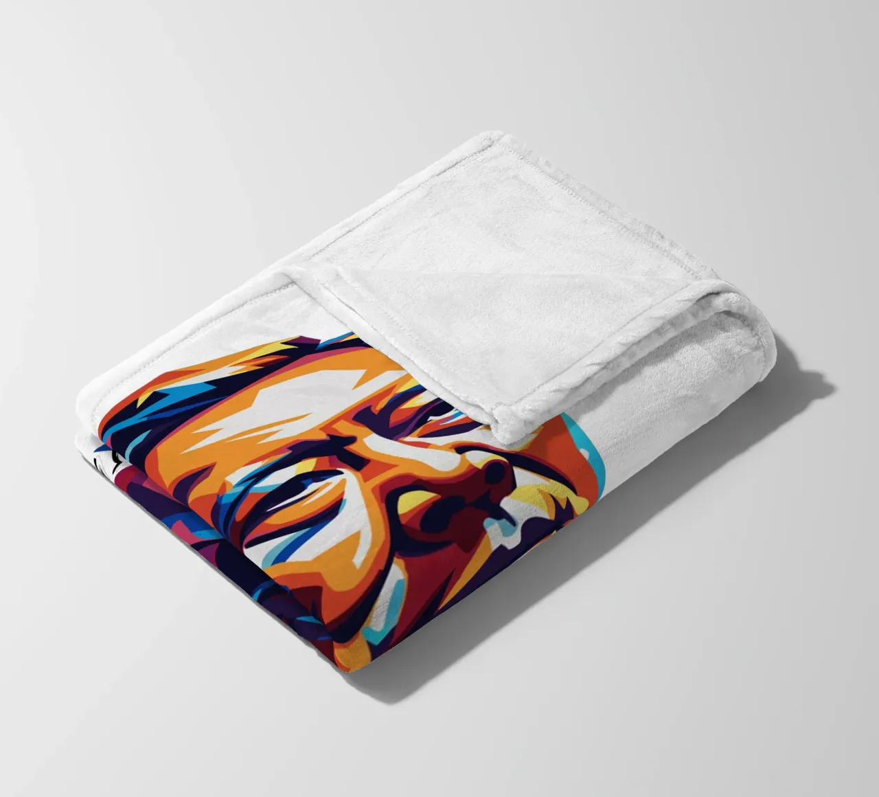 Mao Zedong in WPAP Pop Art manta de franela de vectorartnesia
