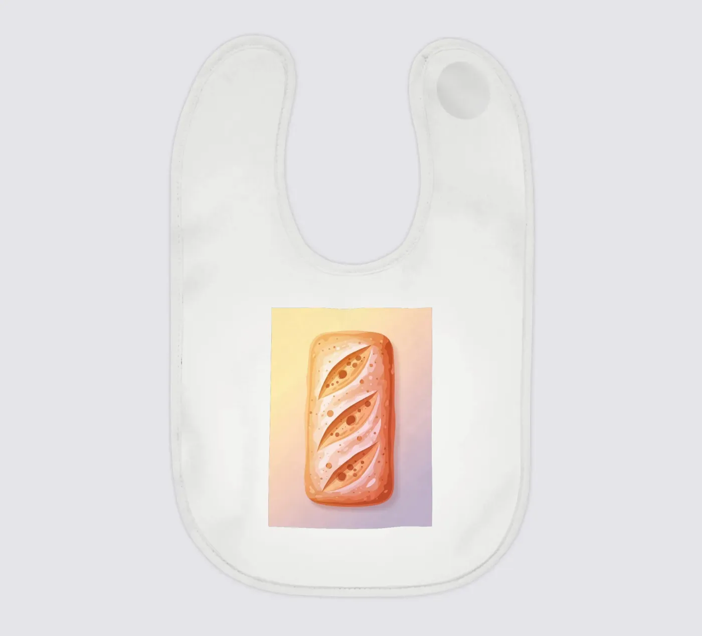 Ciabatta Rustic Babylätzchen von FlatPrint Studio