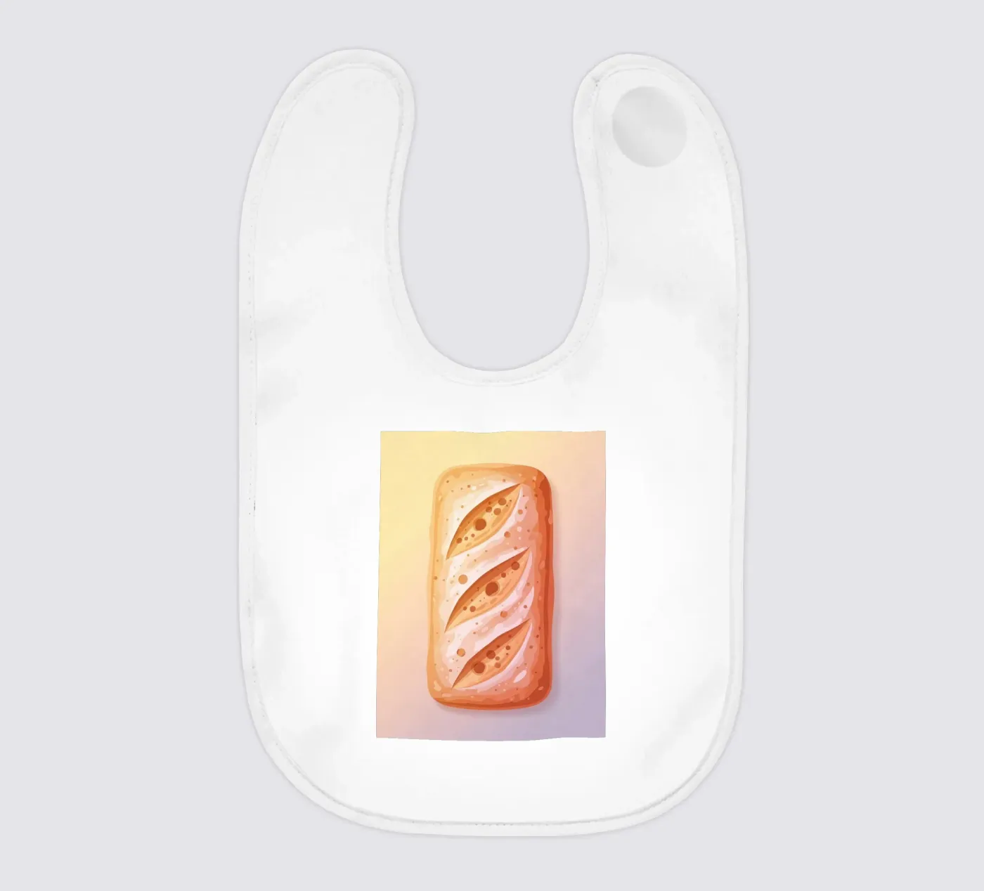 Ciabatta Rustic Babylätzchen von FlatPrint Studio