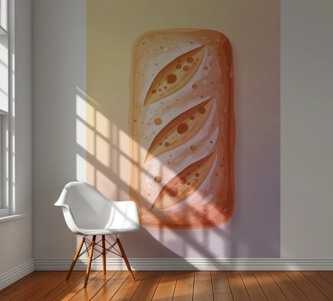 Ciabatta Rustic Fototapete von FlatPrint Studio