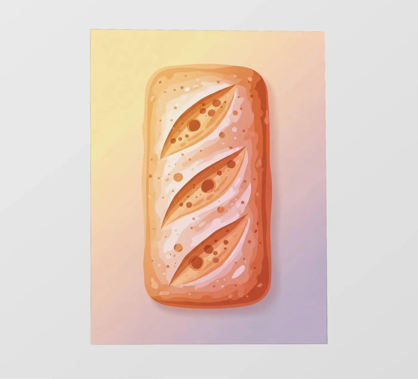Ciabatta Rustic Fototapete von FlatPrint Studio