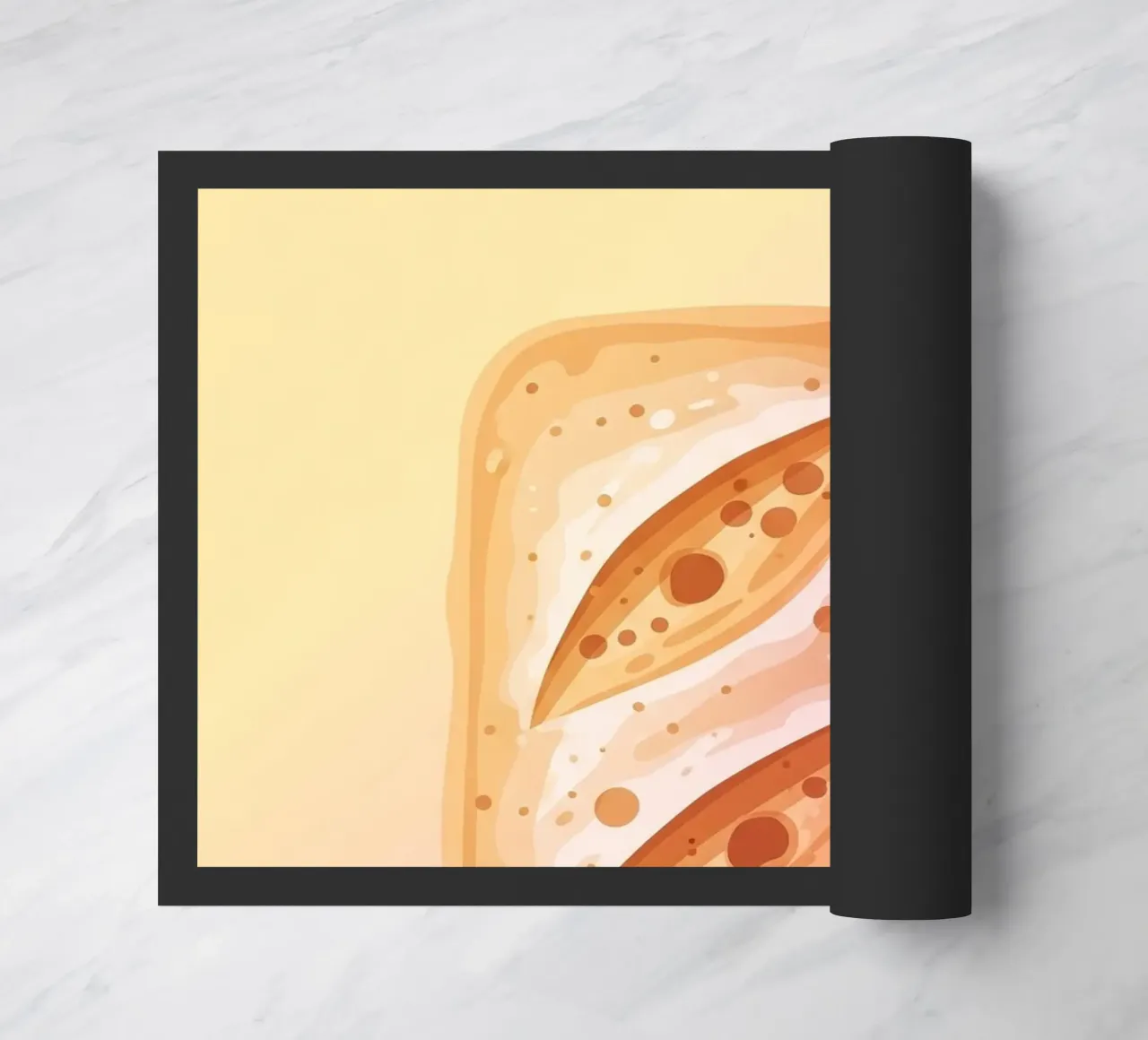 Ciabatta Rustic Fußmatte von FlatPrint Studio