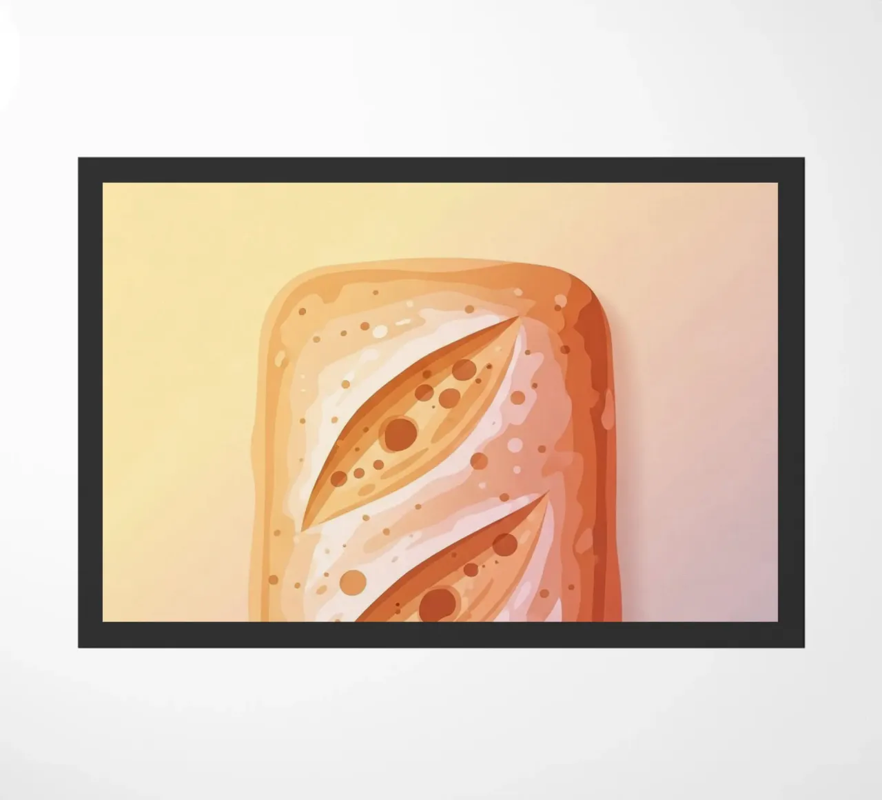 Ciabatta Rustic Fußmatte von FlatPrint Studio