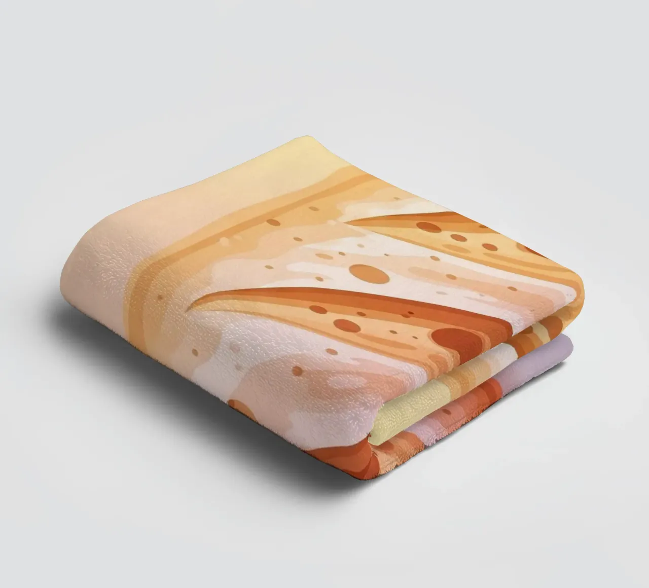 Ciabatta Rustic towel by FlatPrint Studio
