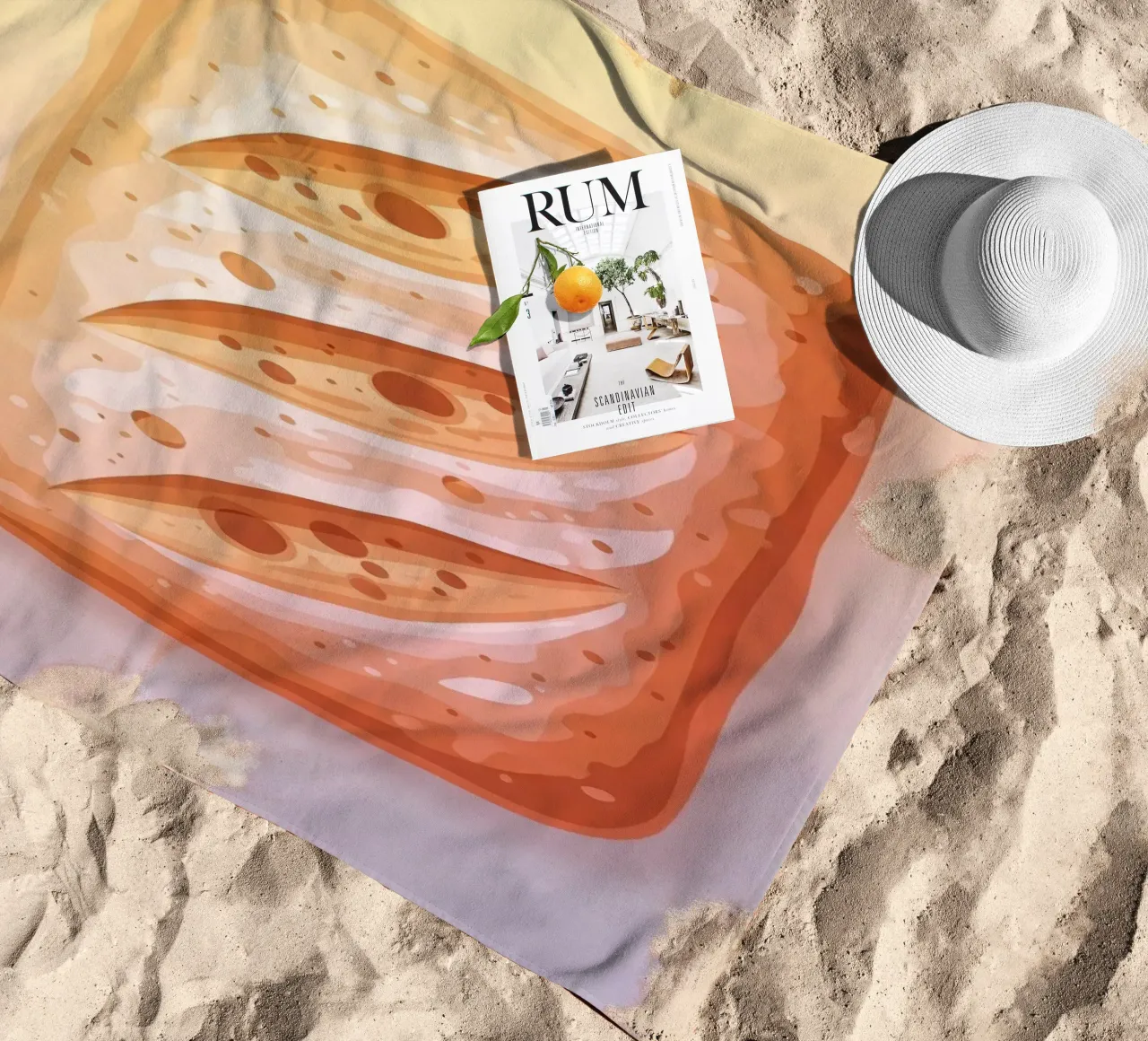 Ciabatta Rustic telo mare da FlatPrint Studio