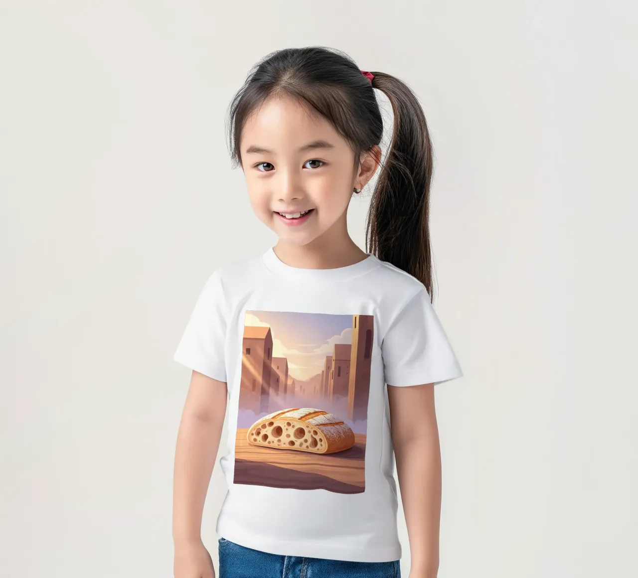 Ciabatta Rustic t-shirt bambini da FlatPrint Studio
