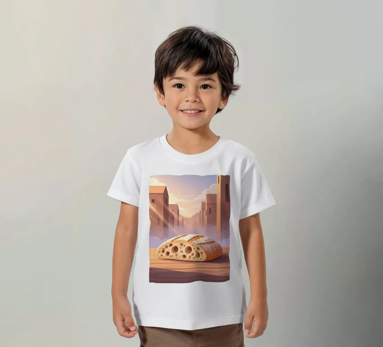 Ciabatta Rustic t-shirt bambini da FlatPrint Studio