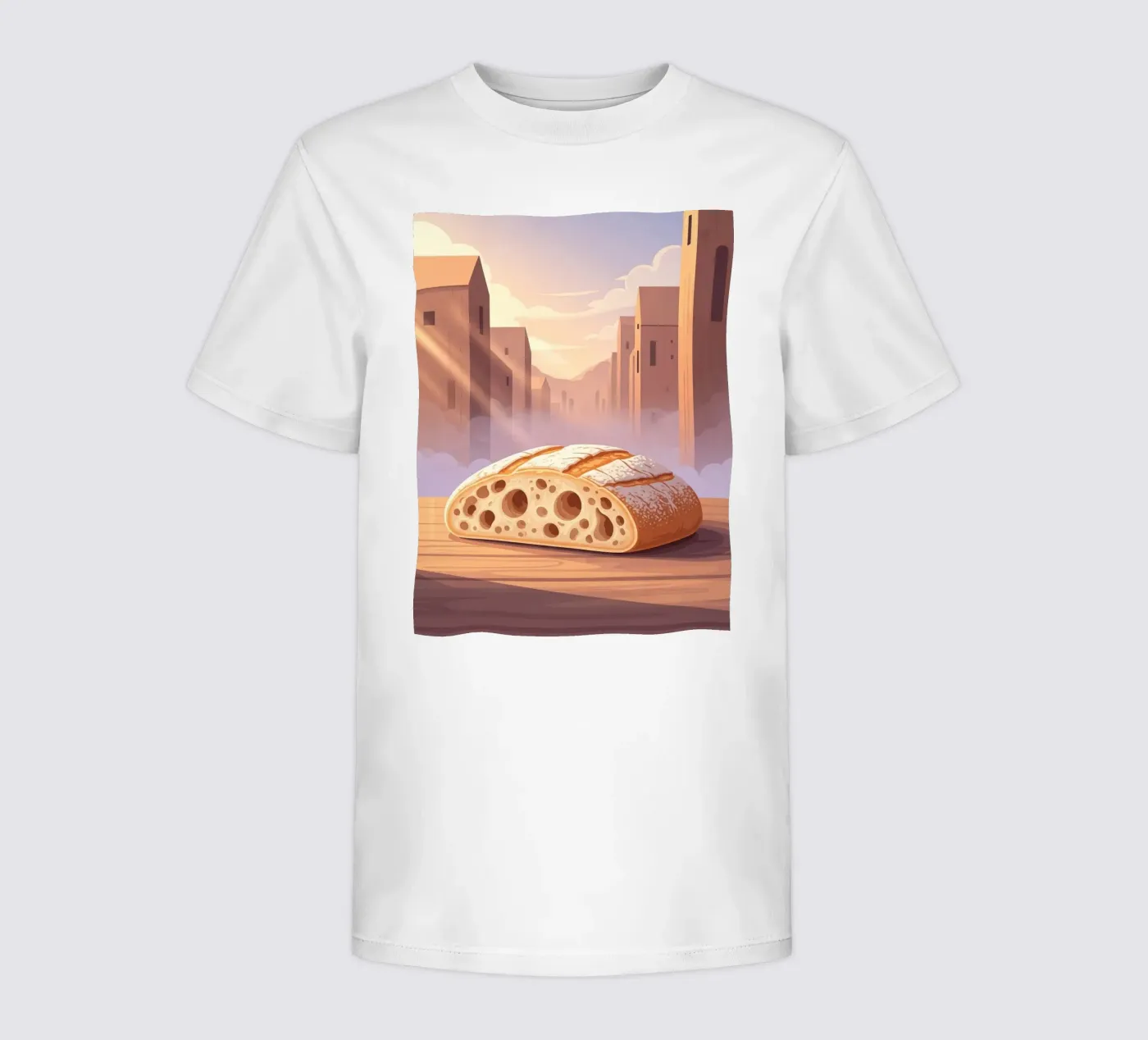 Rustieke slipper kinder t-shirt van FlatPrint Studio