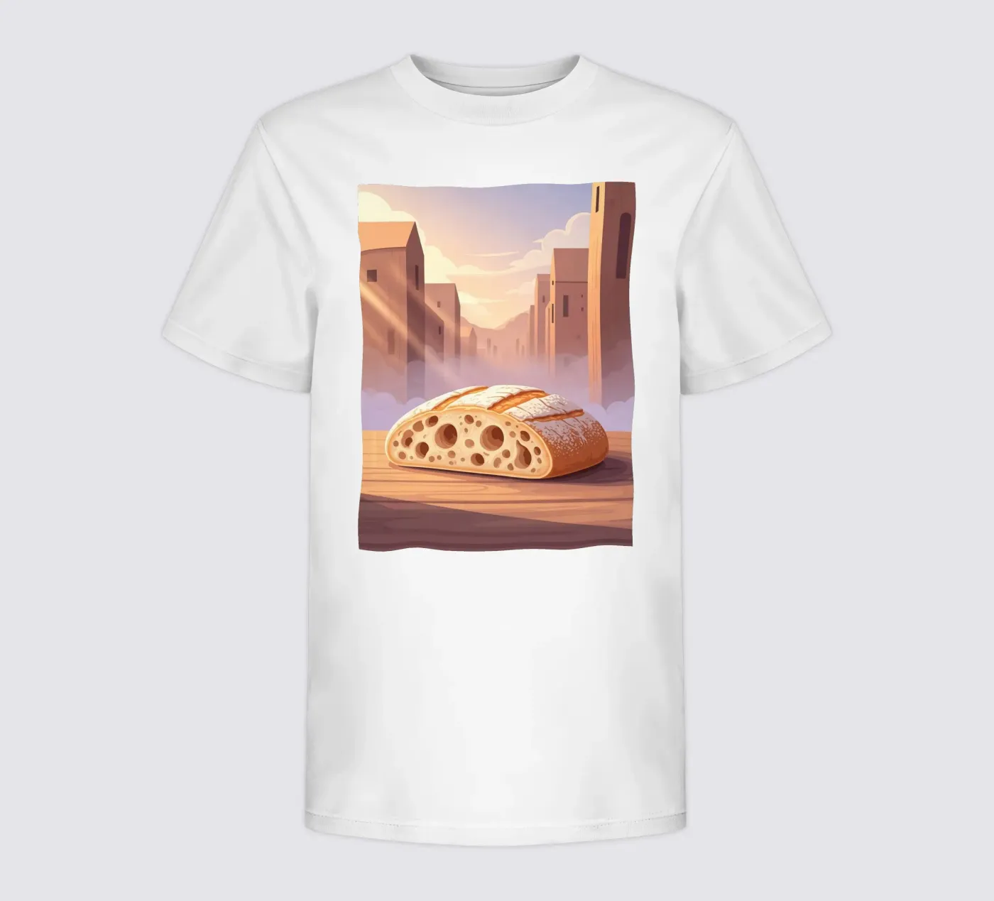 Rustieke slipper kinder t-shirt van FlatPrint Studio