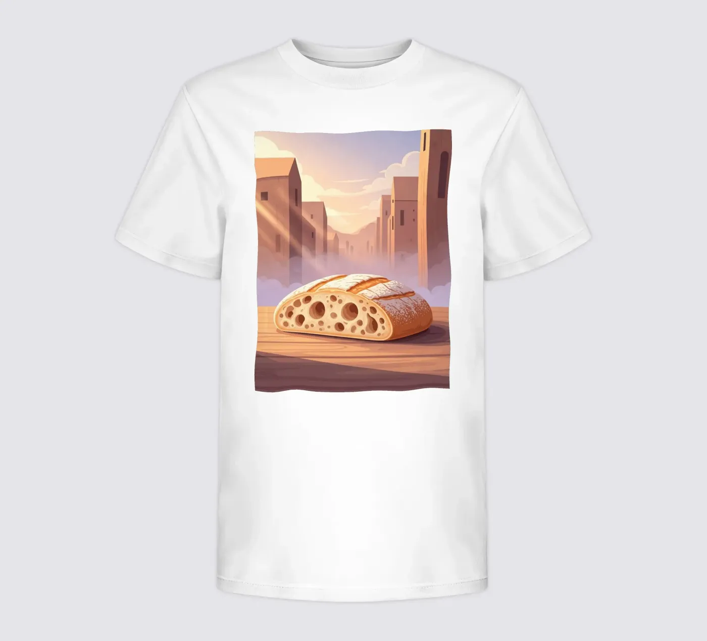 Rustieke slipper kinder t-shirt van FlatPrint Studio
