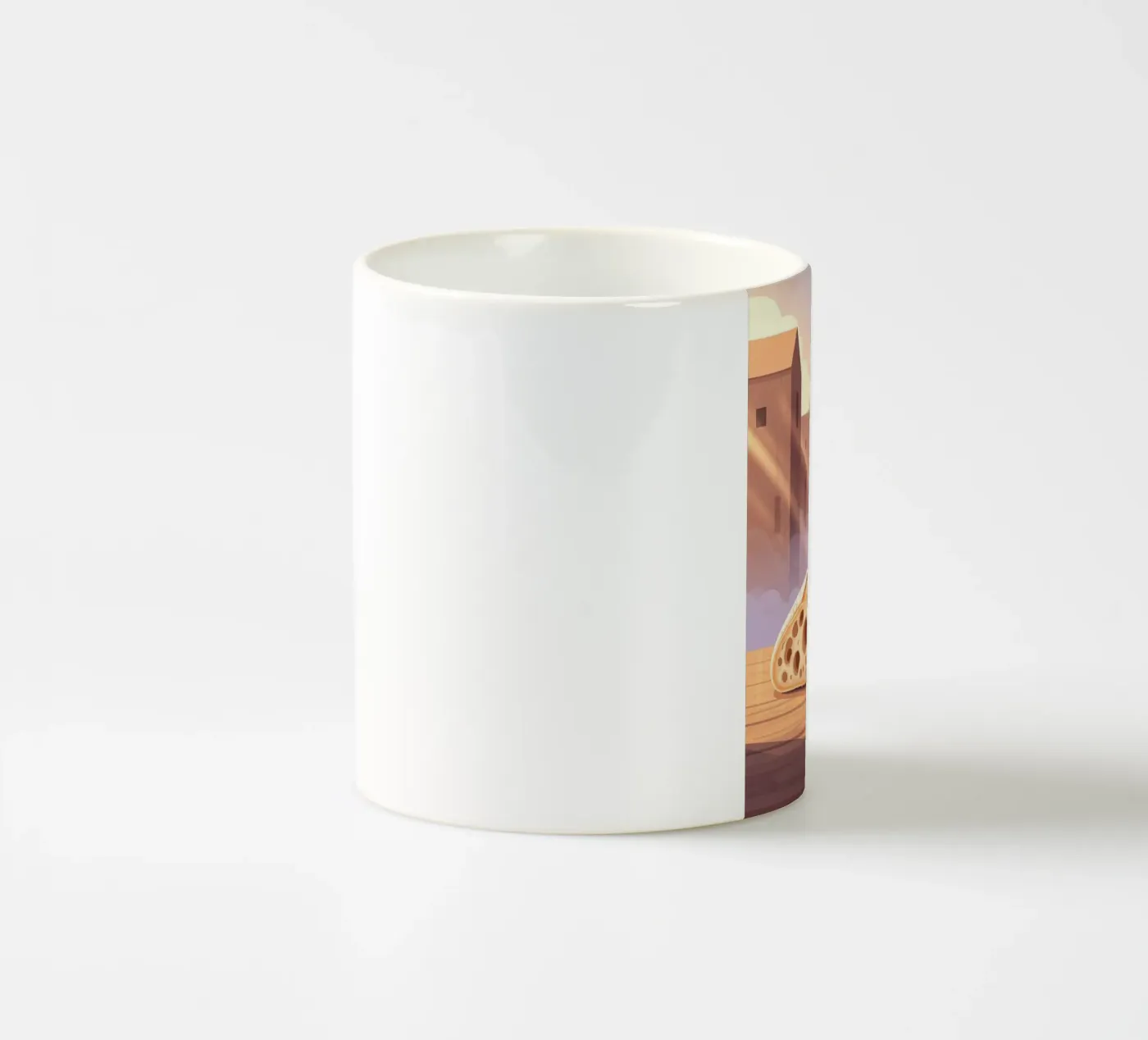 Rustic slipper Keramik Tasse von FlatPrint Studio