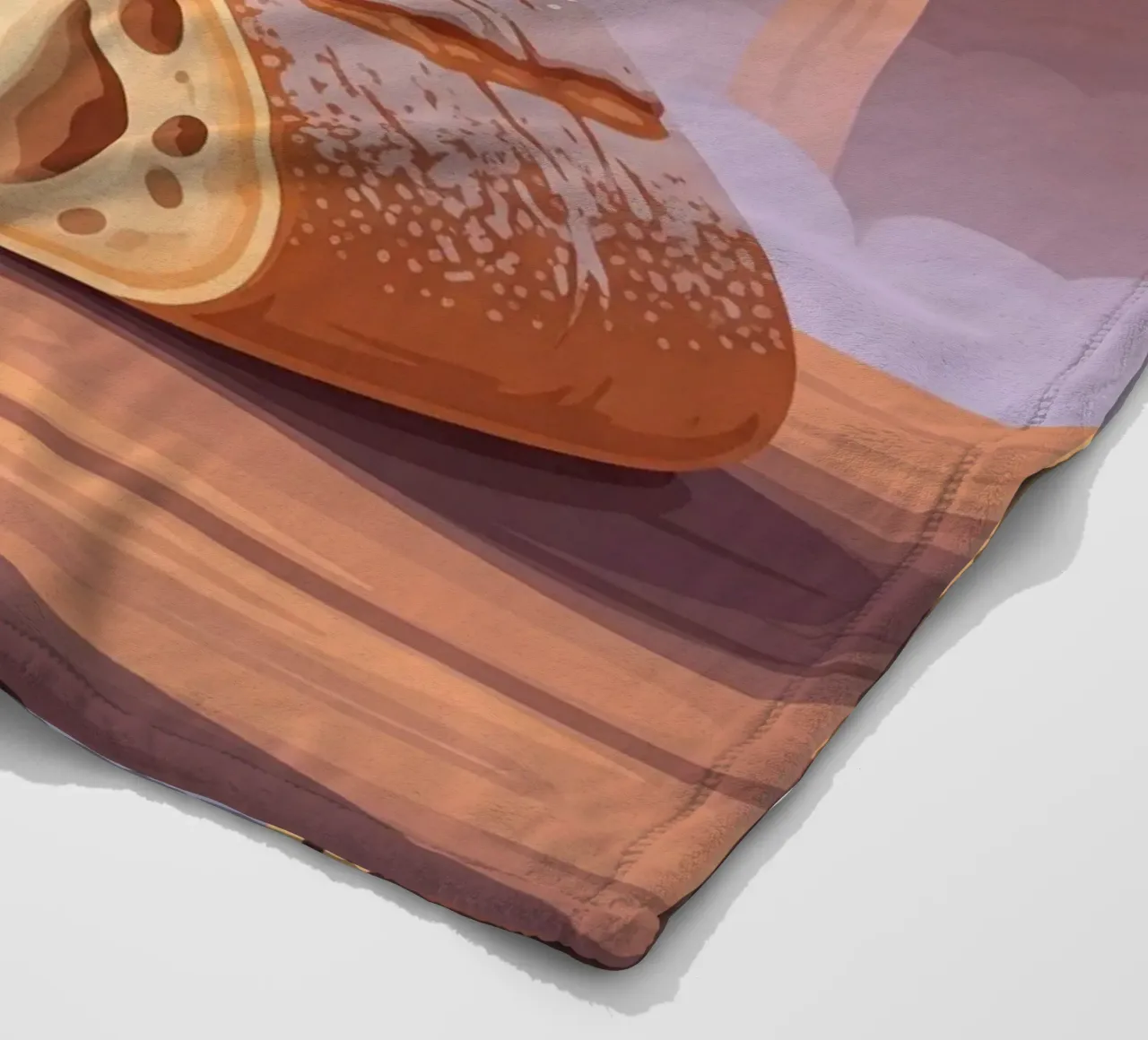 Rustic slipper coperta in pile da FlatPrint Studio