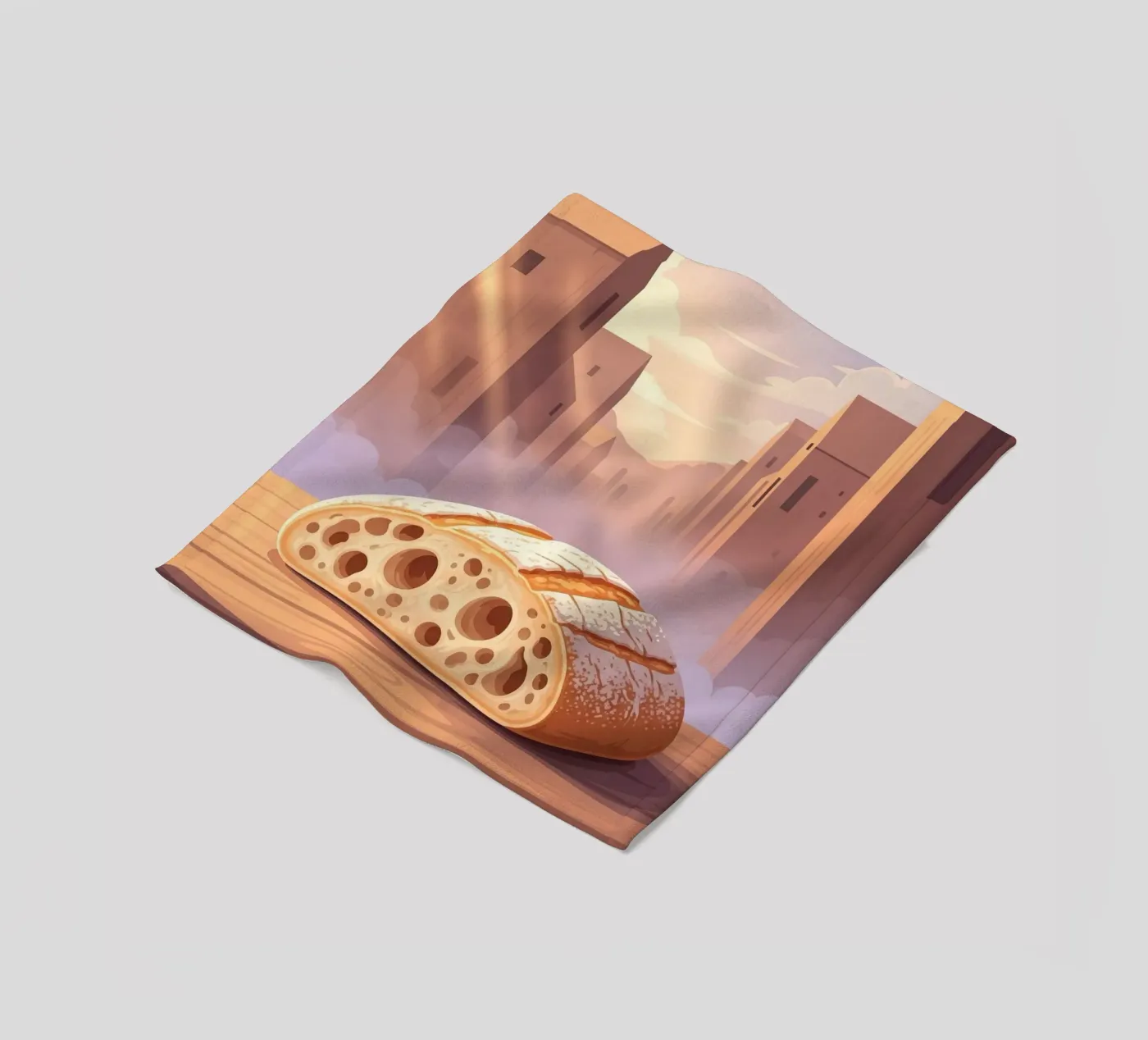 Rustic slipper fleecedeken van FlatPrint Studio