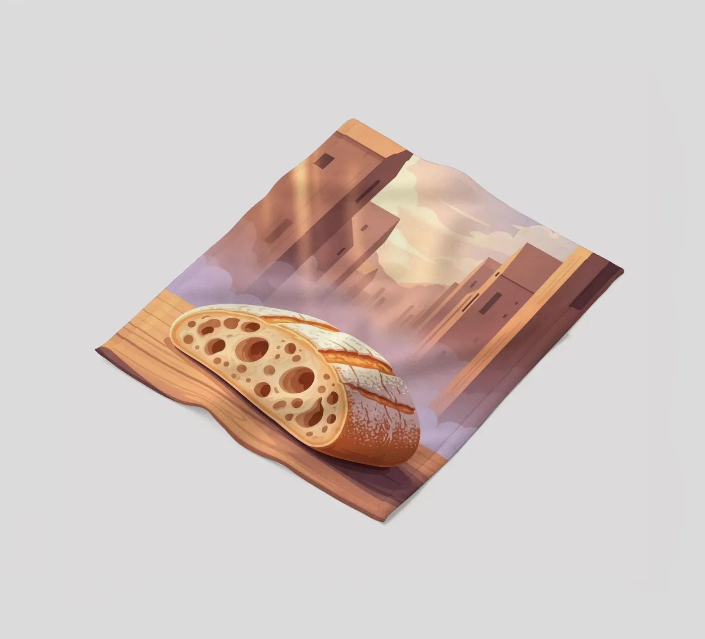 Ciabatta Rustic coperta in pile da FlatPrint Studio