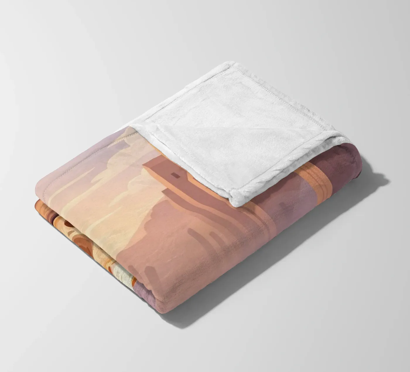 Rustic slipper fleecedeken van FlatPrint Studio