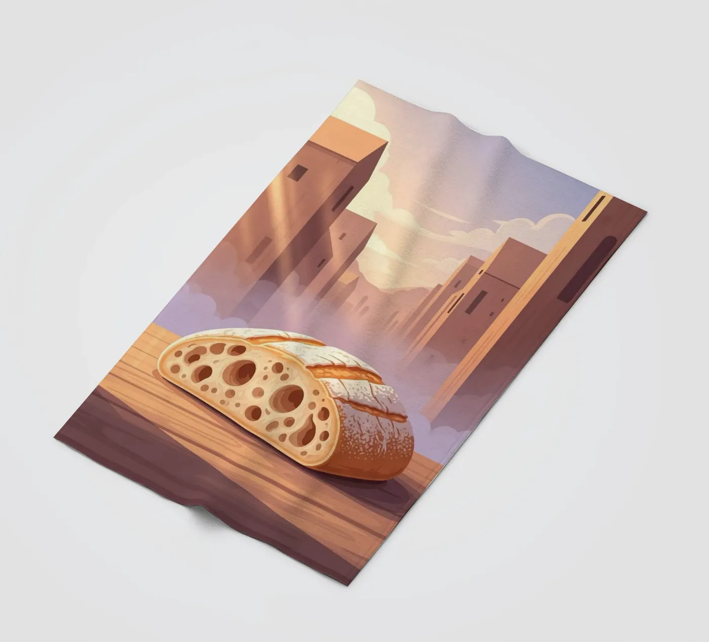 Ciabatta Rustic coperta in pile da FlatPrint Studio