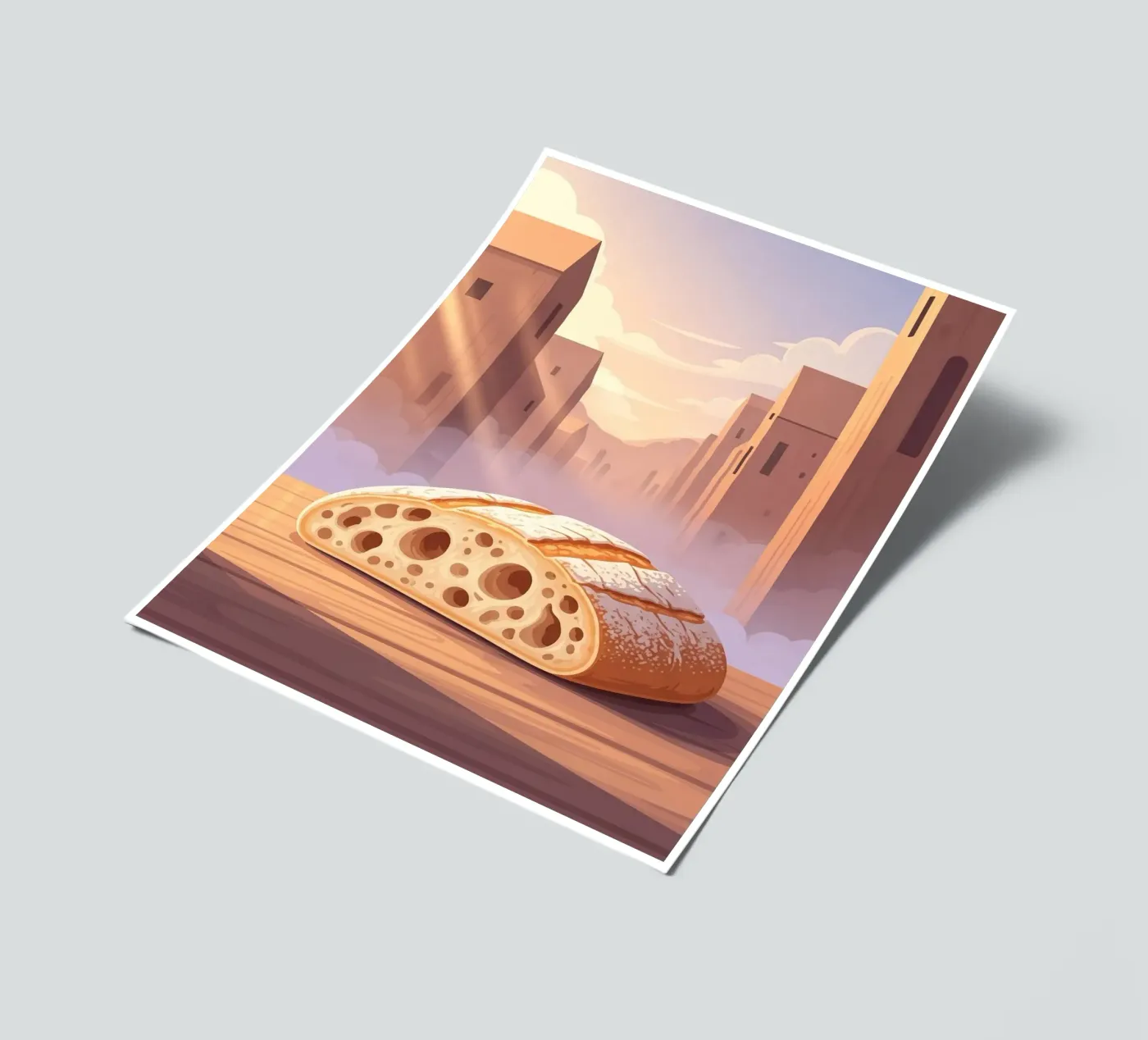 Ciabatta Rustic foglio adesivo da FlatPrint Studio