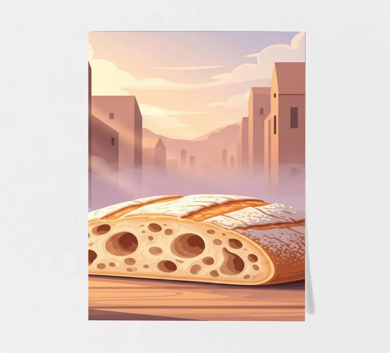 Rustieke slipper stickervel van FlatPrint Studio