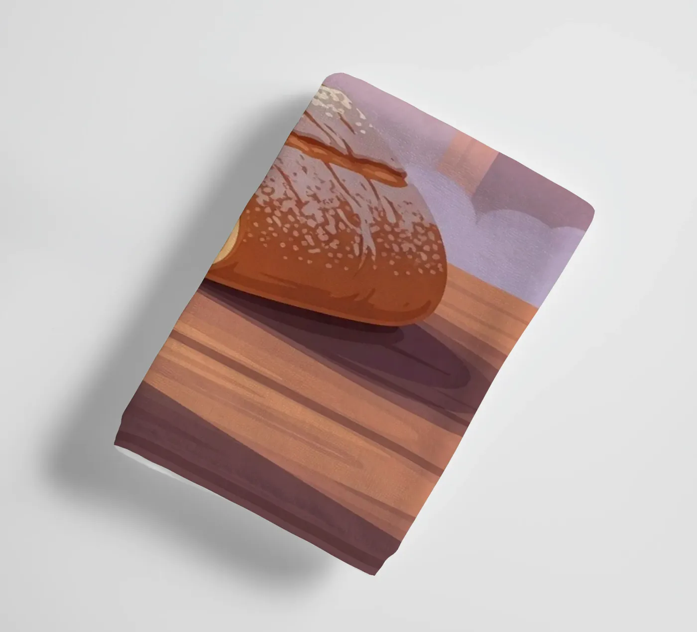 Rustic slipper towel by FlatPrint Studio
