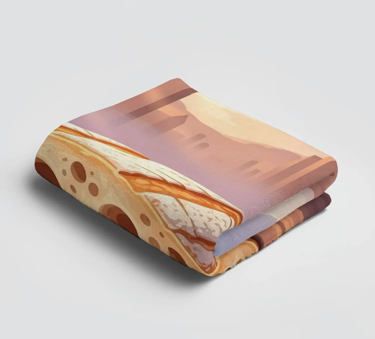 Rustic slipper badhanddoek van FlatPrint Studio