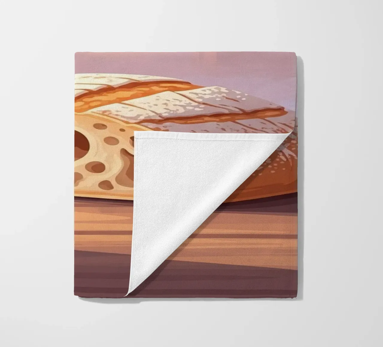 Rustic slipper strandhanddoek van FlatPrint Studio