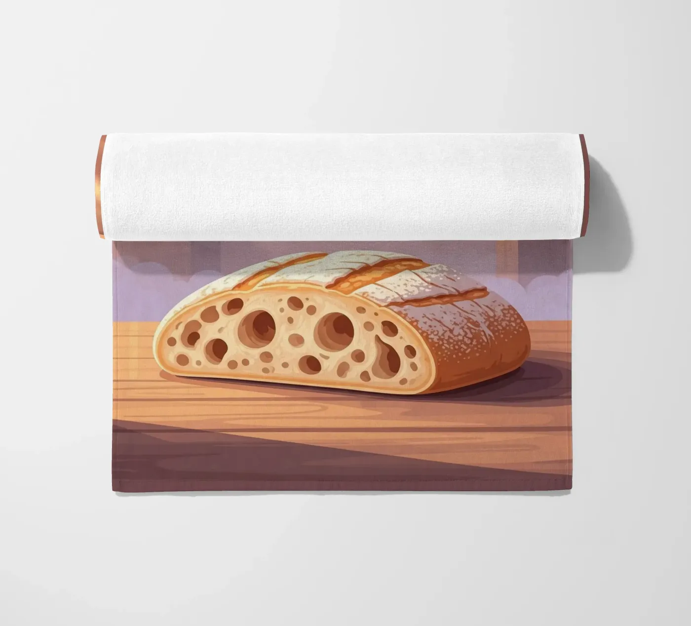 Rustieke slipper strandhanddoek van FlatPrint Studio
