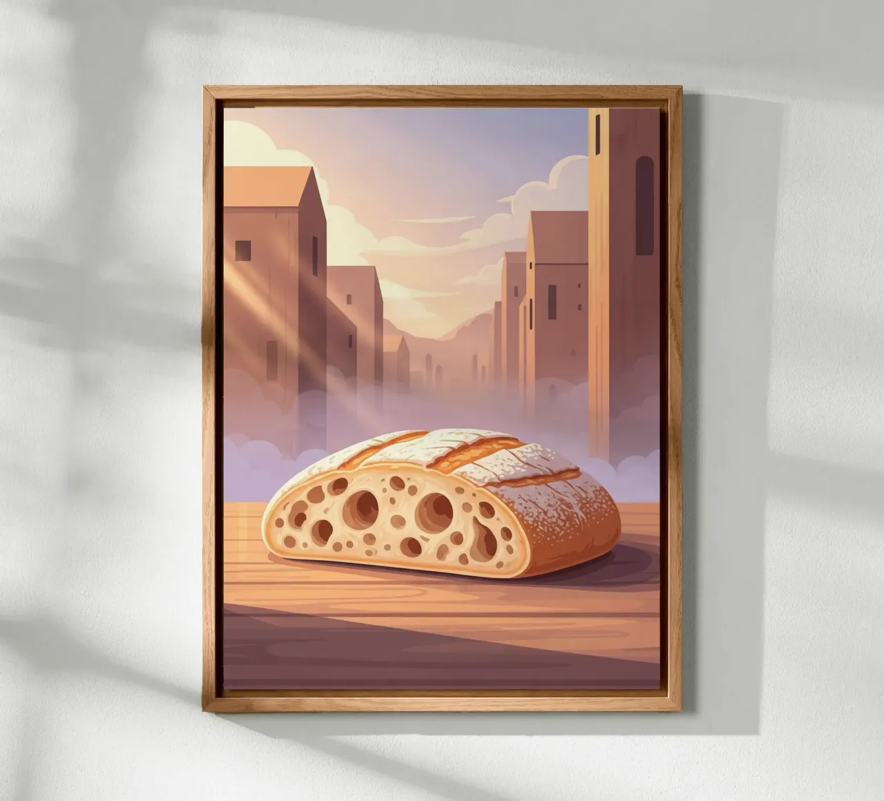 Rustic slipper pannello forex da FlatPrint Studio