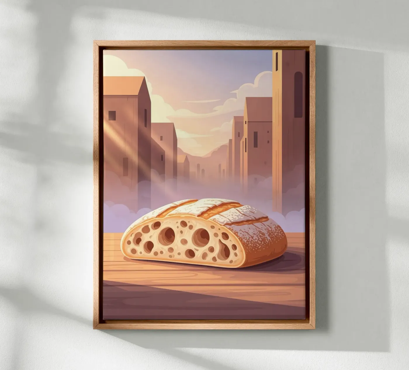 Pantoufle Rustic toile de FlatPrint Studio