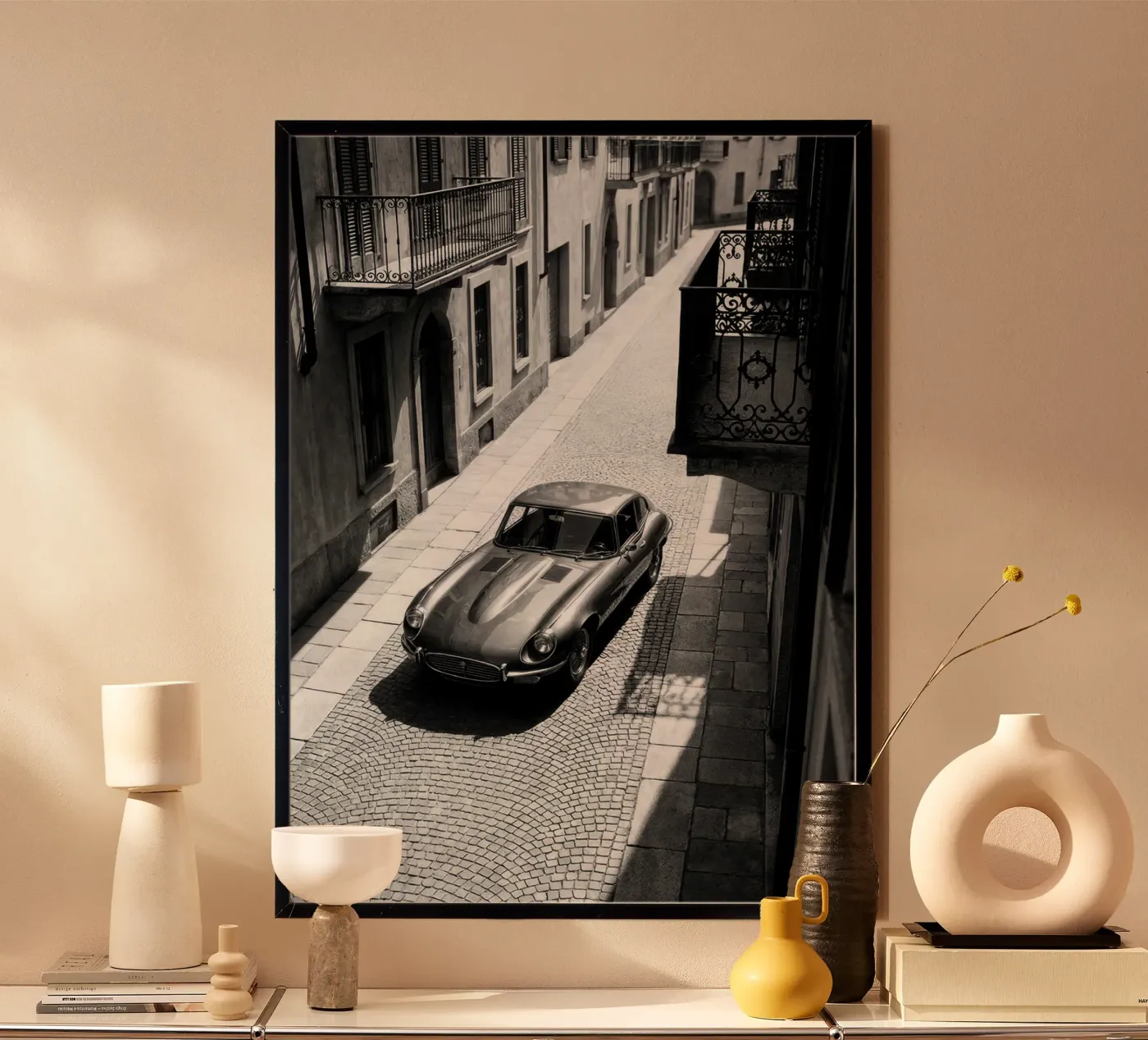 Jaguar E-Type Auto's poster van Hitspost