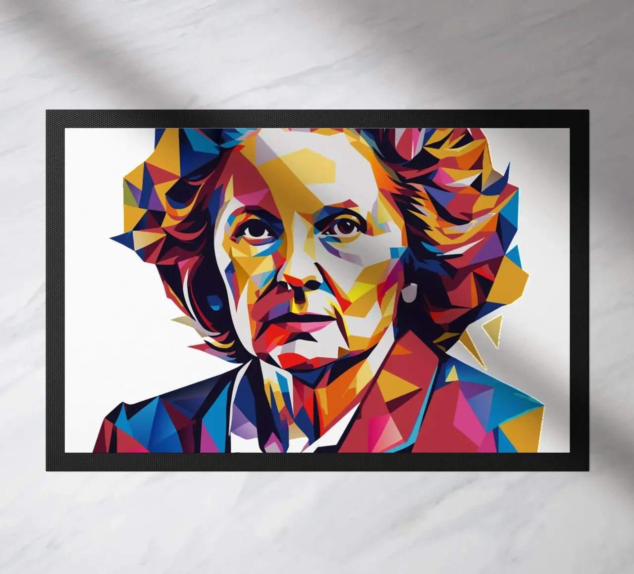 Margaret Thatcher WPAP Pop Art zerbino da vectorartnesia