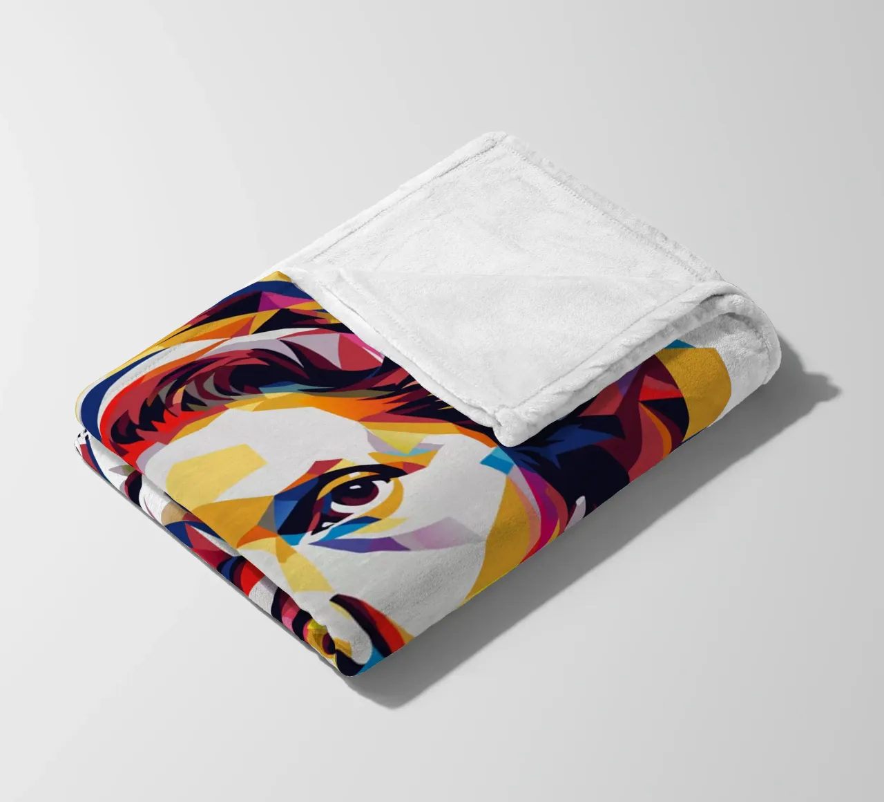 Margaret Thatcher WPAP Pop Art coperta in pile da vectorartnesia