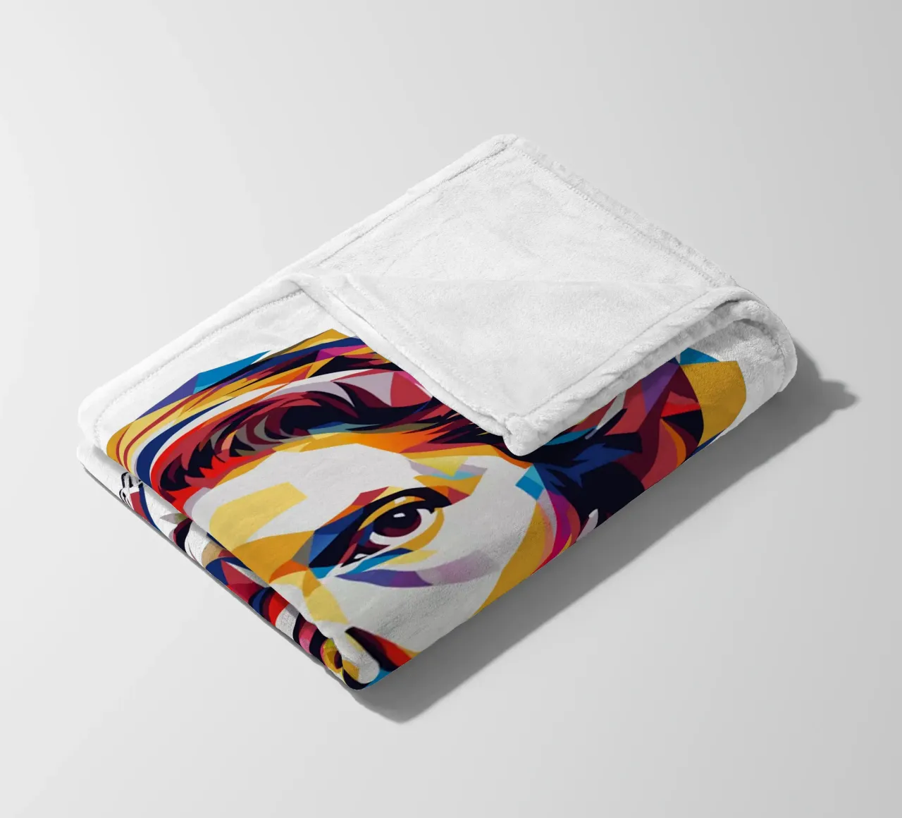 Margaret Thatcher WPAP Pop Art coperta in pile da vectorartnesia
