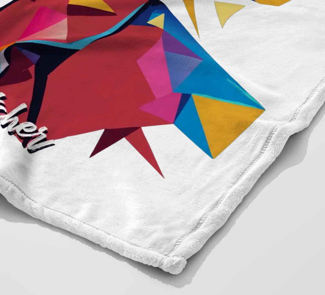 Margaret Thatcher WPAP Pop Art coperta in pile da vectorartnesia