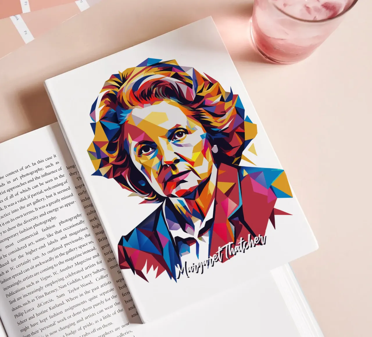 Margaret Thatcher WPAP Pop Art diario da vectorartnesia