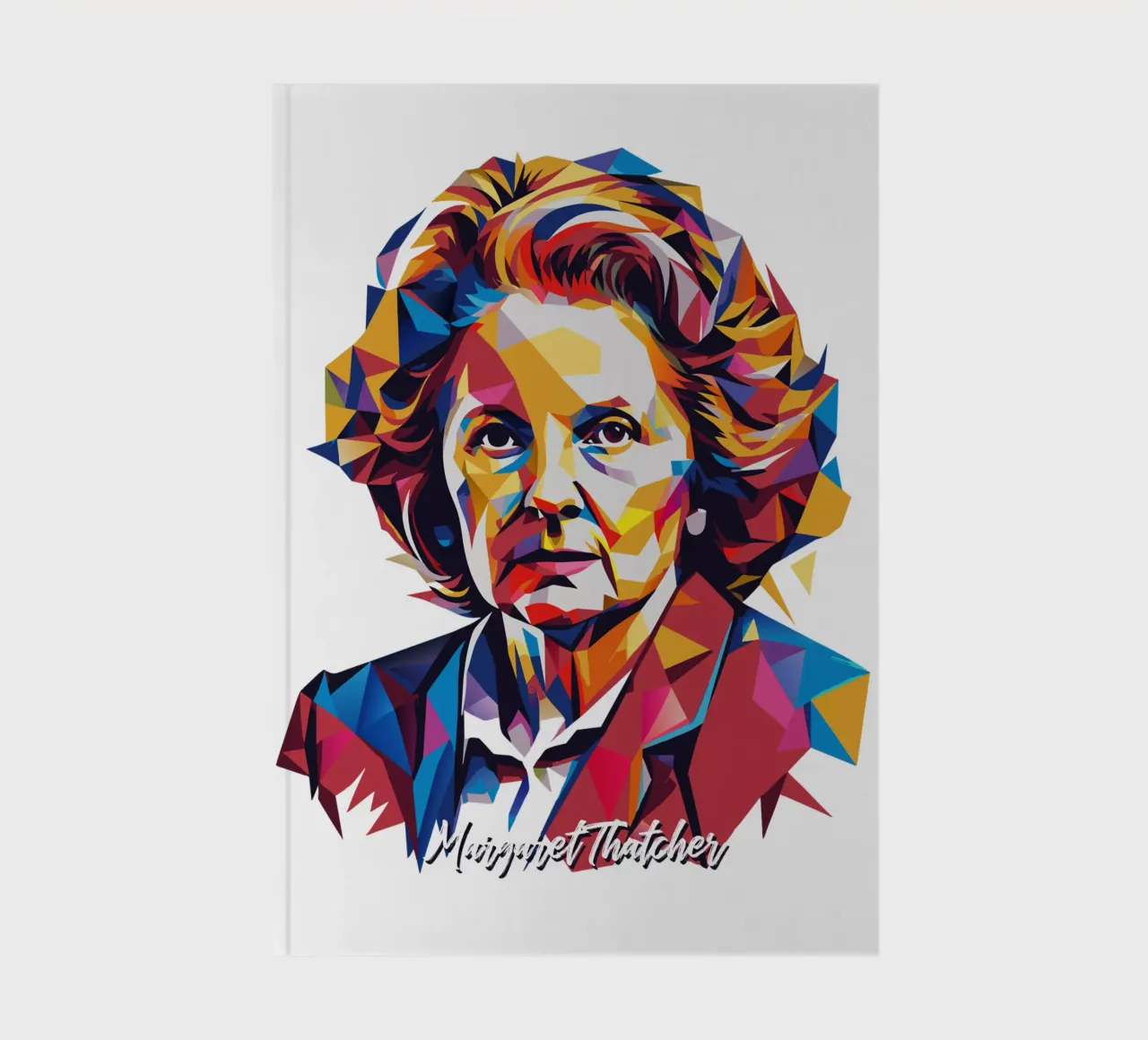 Margaret Thatcher WPAP Pop Art diario da vectorartnesia