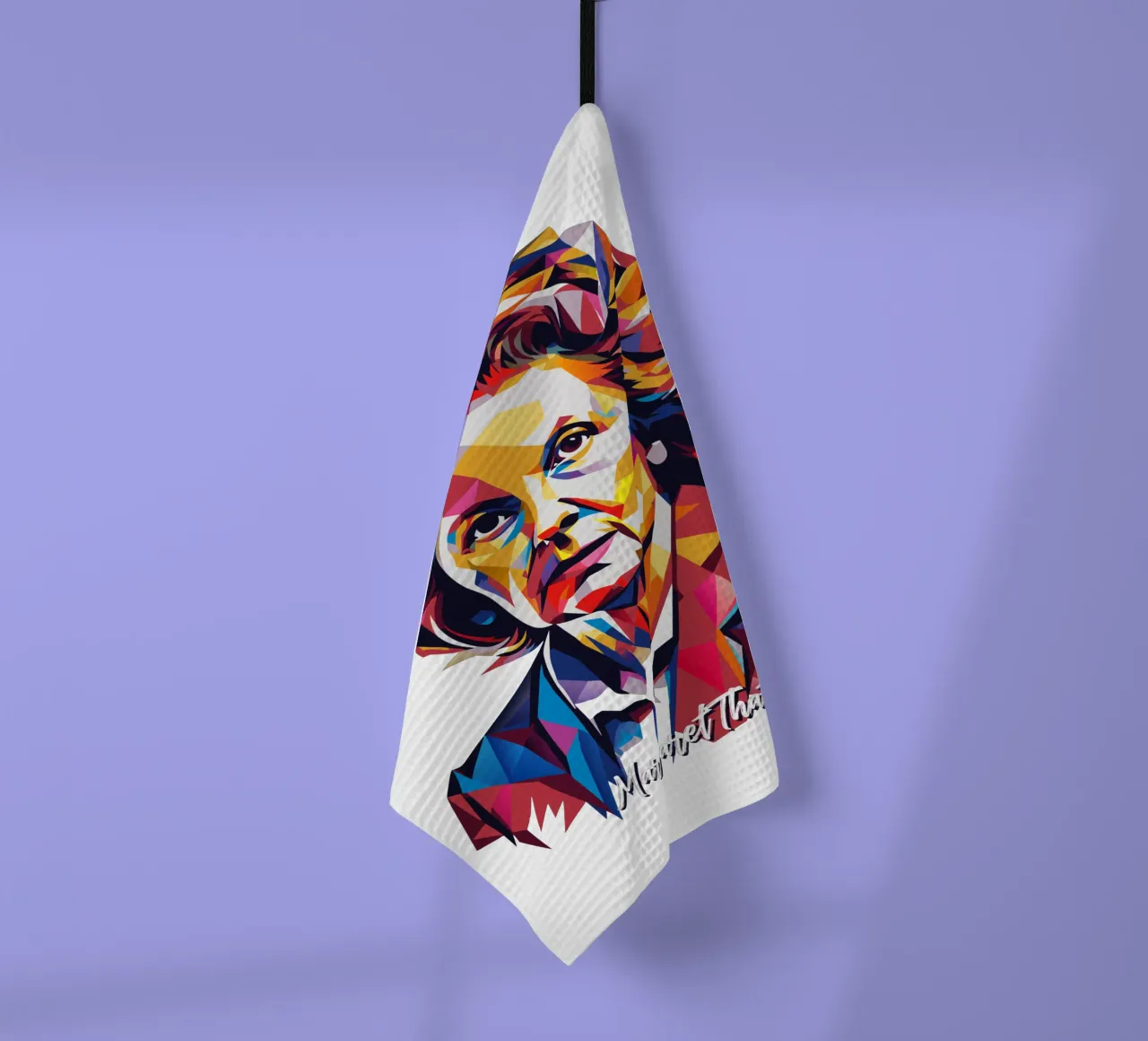 Margaret Thatcher WPAP Pop Art canovaccio da cucina da vectorartnesia