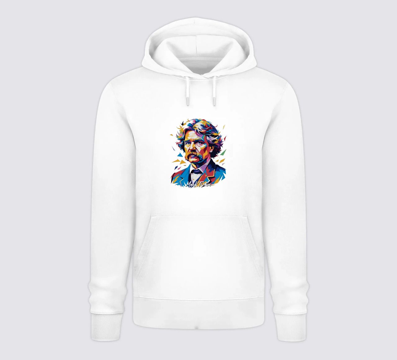 Mark Twain WPAP Pop Art felpa con cappuccio da vectorartnesia