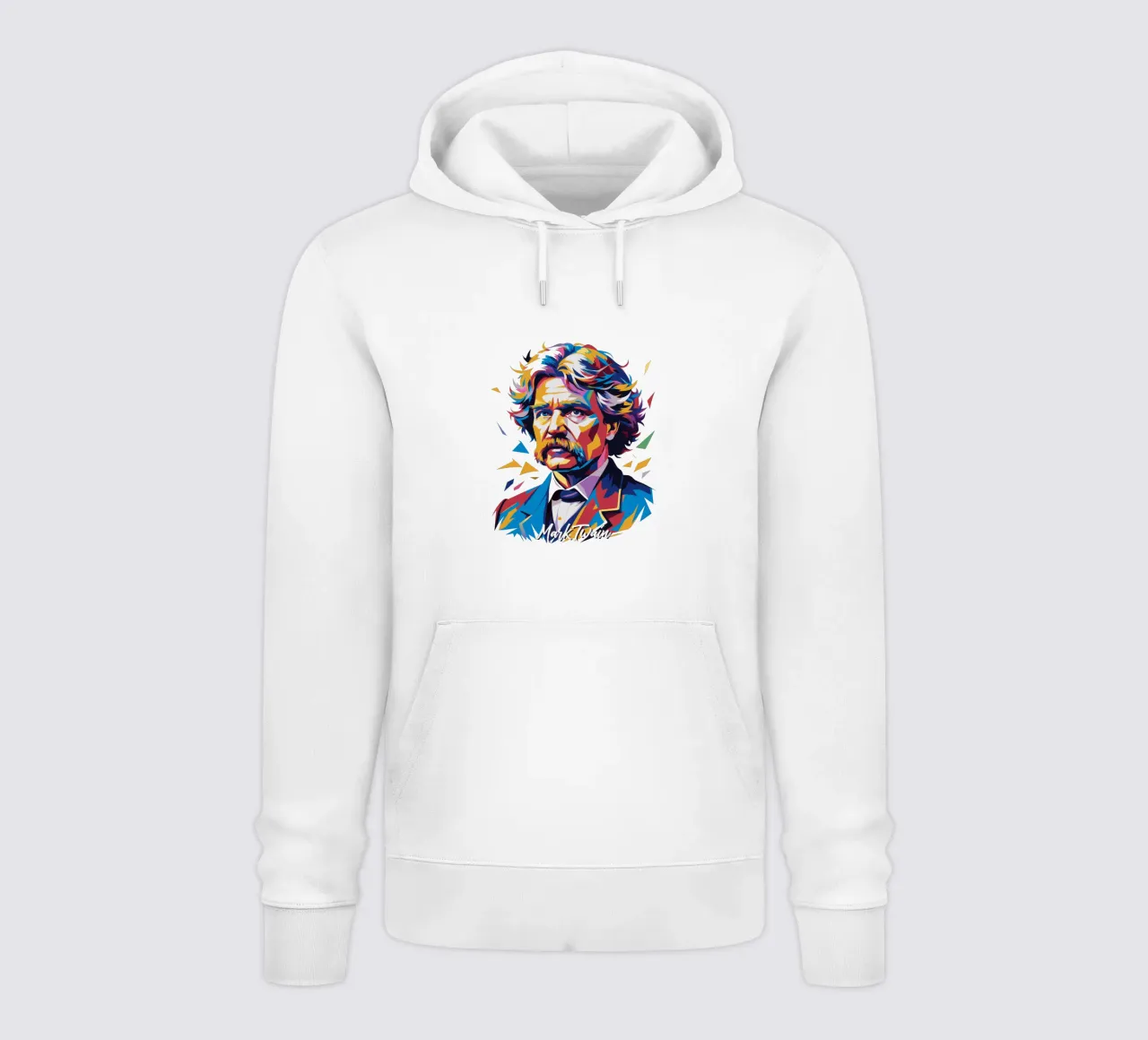 Mark Twain WPAP Pop Art felpa con cappuccio da vectorartnesia