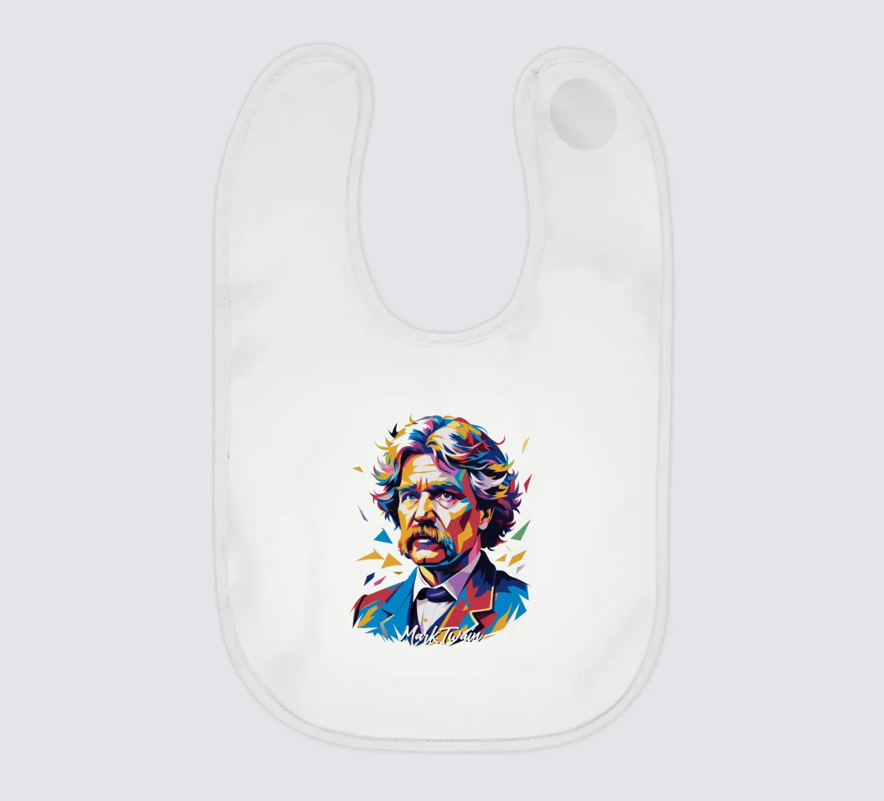 Mark Twain WPAP Pop Art bavaglino da vectorartnesia