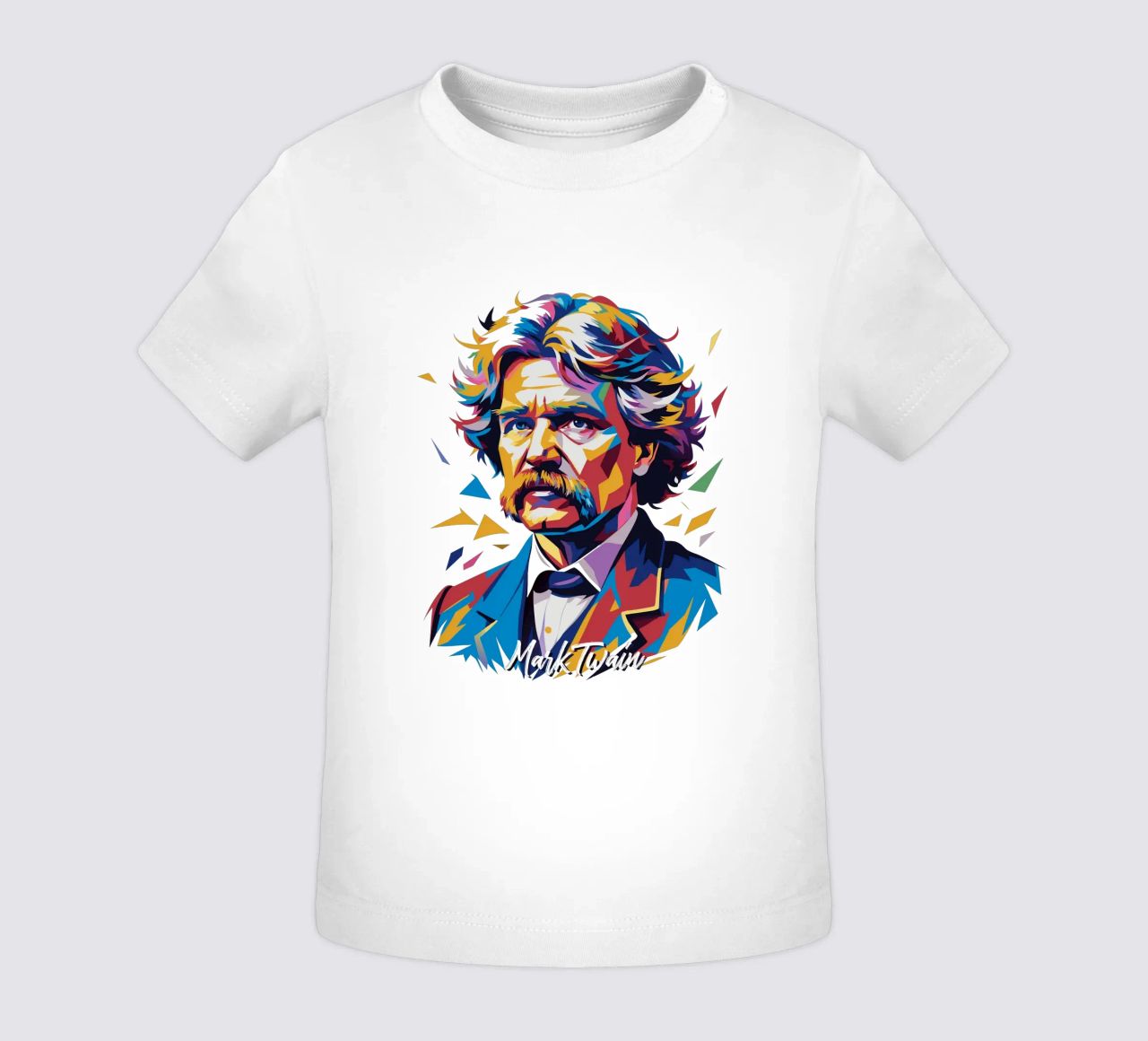 Mark Twain WPAP Pop Art maglietta neonato da vectorartnesia
