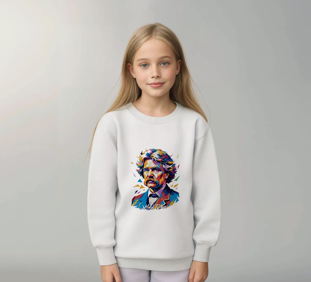 Mark Twain WPAP Pop Art felpa bambino da vectorartnesia
