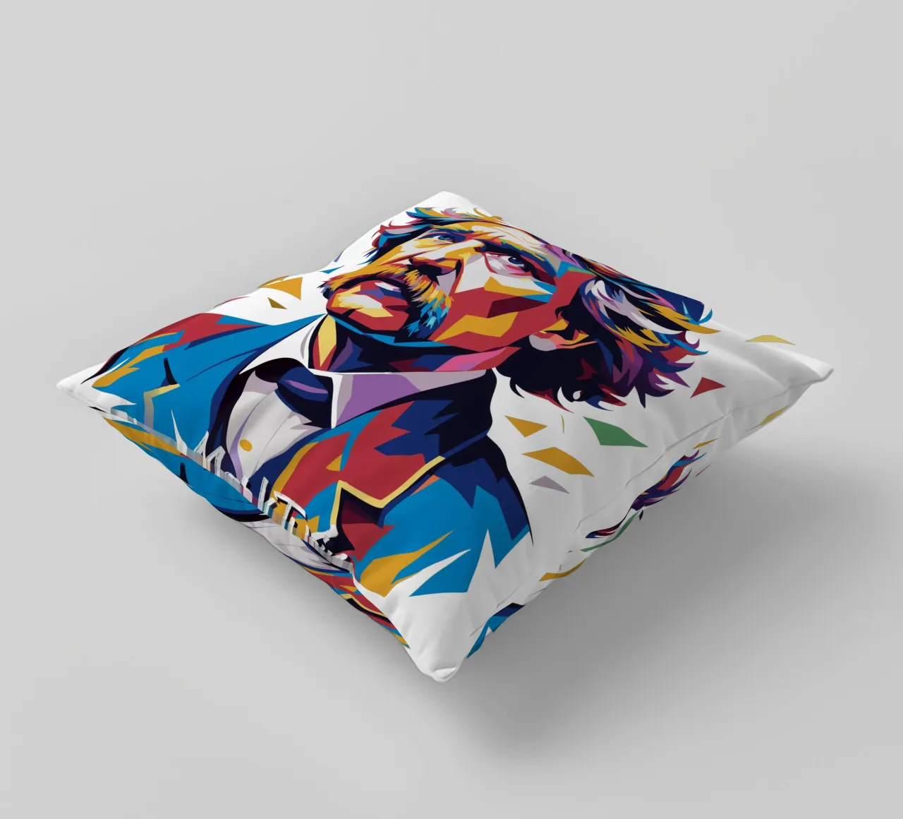 Mark Twain WPAP Pop Art cuscino da vectorartnesia