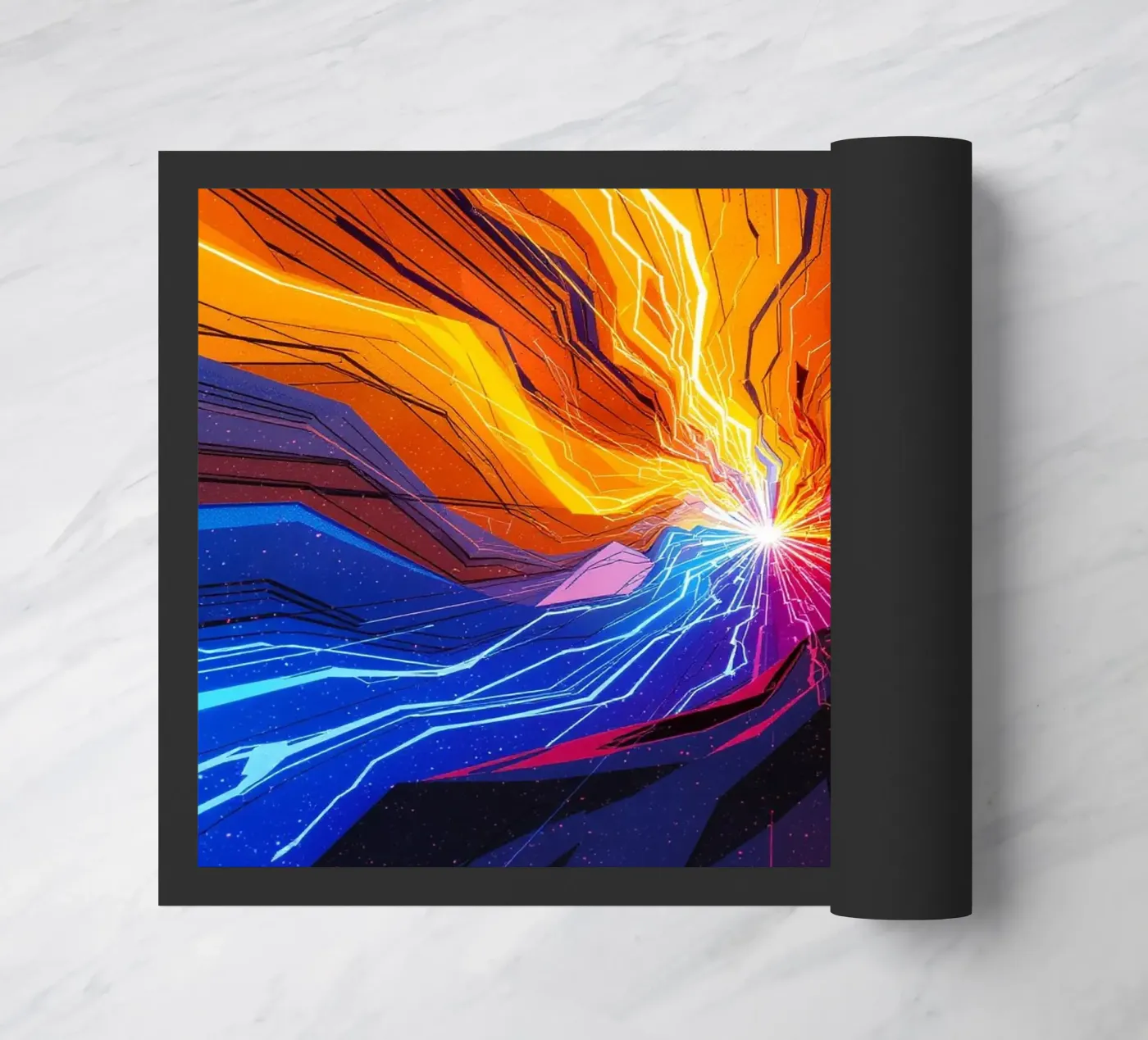 Broken floodlight Fußmatte von CASTILO