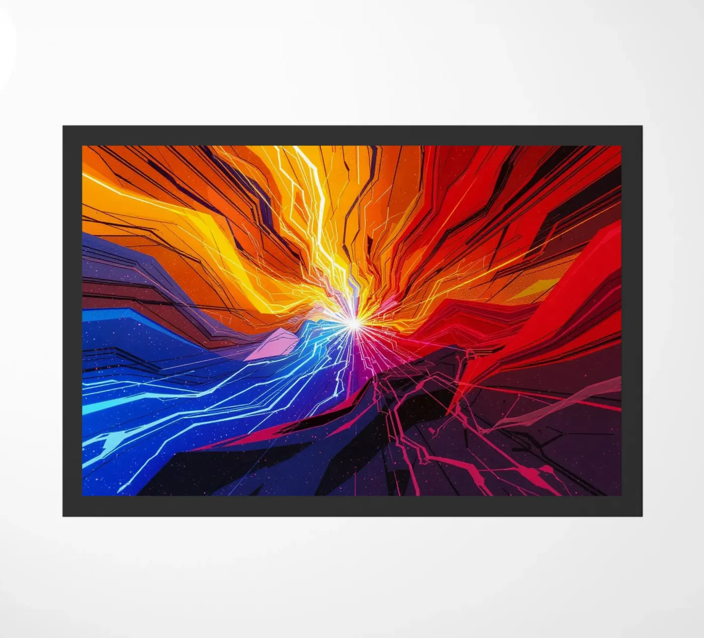 Broken floodlight Fußmatte von CASTILO