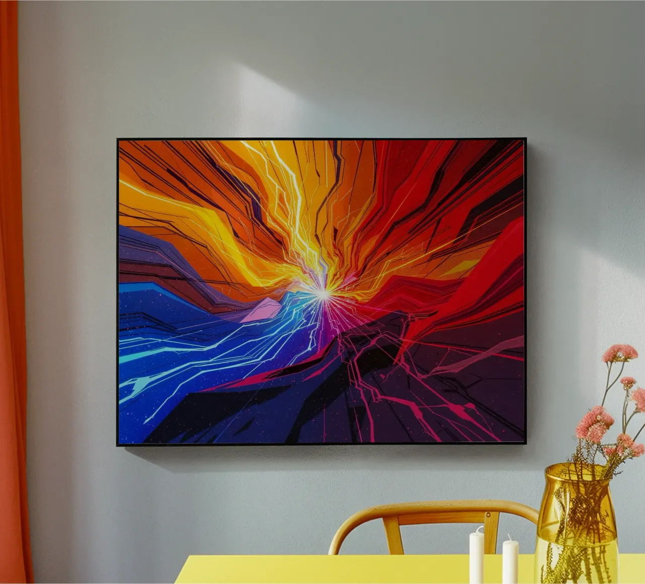 Gebroken schijnwerper acryl van CASTILO