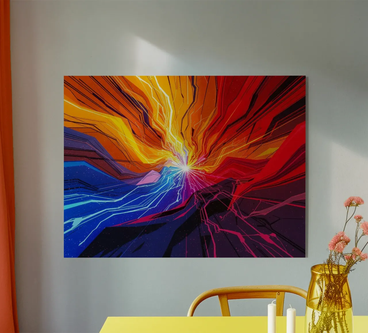 Gebroken schijnwerper acryl van CASTILO